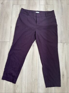 Calvin Klein Women's Dark Plum Dress Pants